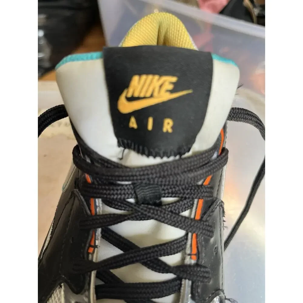 Nike Air Max Excee GS Boys 7Y White Black Chrome Sneakers CJ2002-100